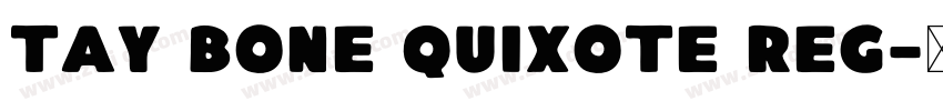 TAY Bone Quixote Reg字体转换